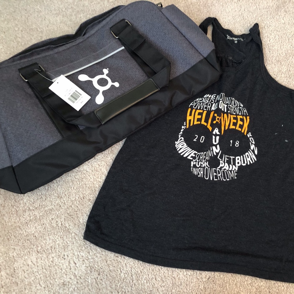 OrangeTheory Fitness Dufflebag and Hell Week Tank